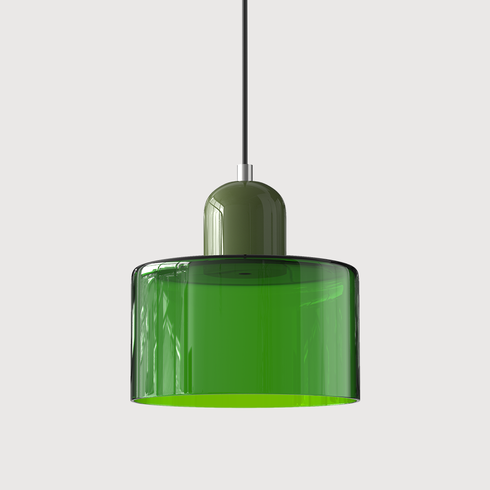 Brehn | Bauhaus Kreativ Glas Pendelleuchte - Kreatives Glas für ein elegantes Interieur