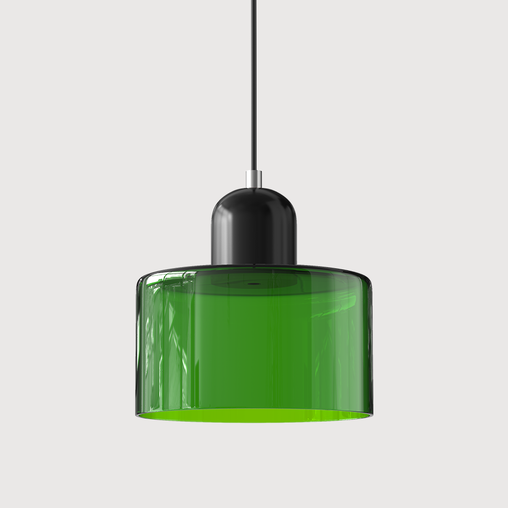 Brehn | Bauhaus Kreativ Glas Pendelleuchte - Kreatives Glas für ein elegantes Interieur