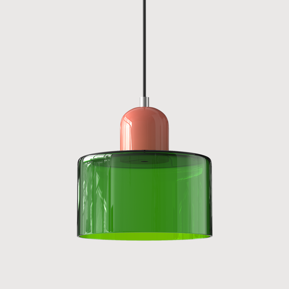 Brehn | Bauhaus Kreativ Glas Pendelleuchte - Kreatives Glas für ein elegantes Interieur