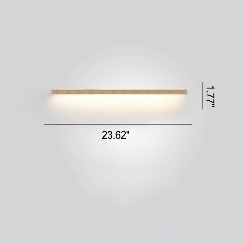 Brehn | ZenBeam Japanische LED Wandleuchte | Massivholz Design | Moderne Akzentbeleuchtung