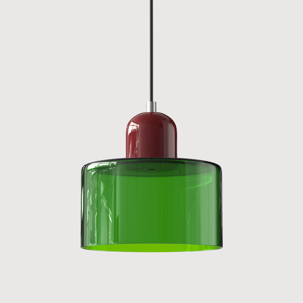 Brehn | Bauhaus Kreativ Glas Pendelleuchte - Kreatives Glas für ein elegantes Interieur