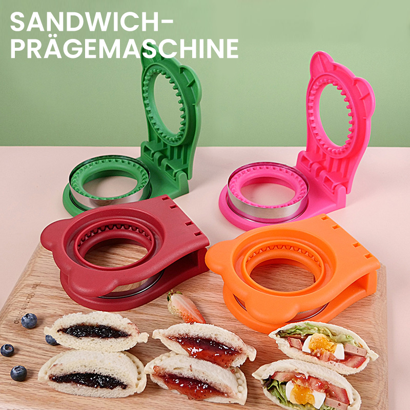 Maschine zum Schneiden und Verschließen von Sandwichformen | Brehn