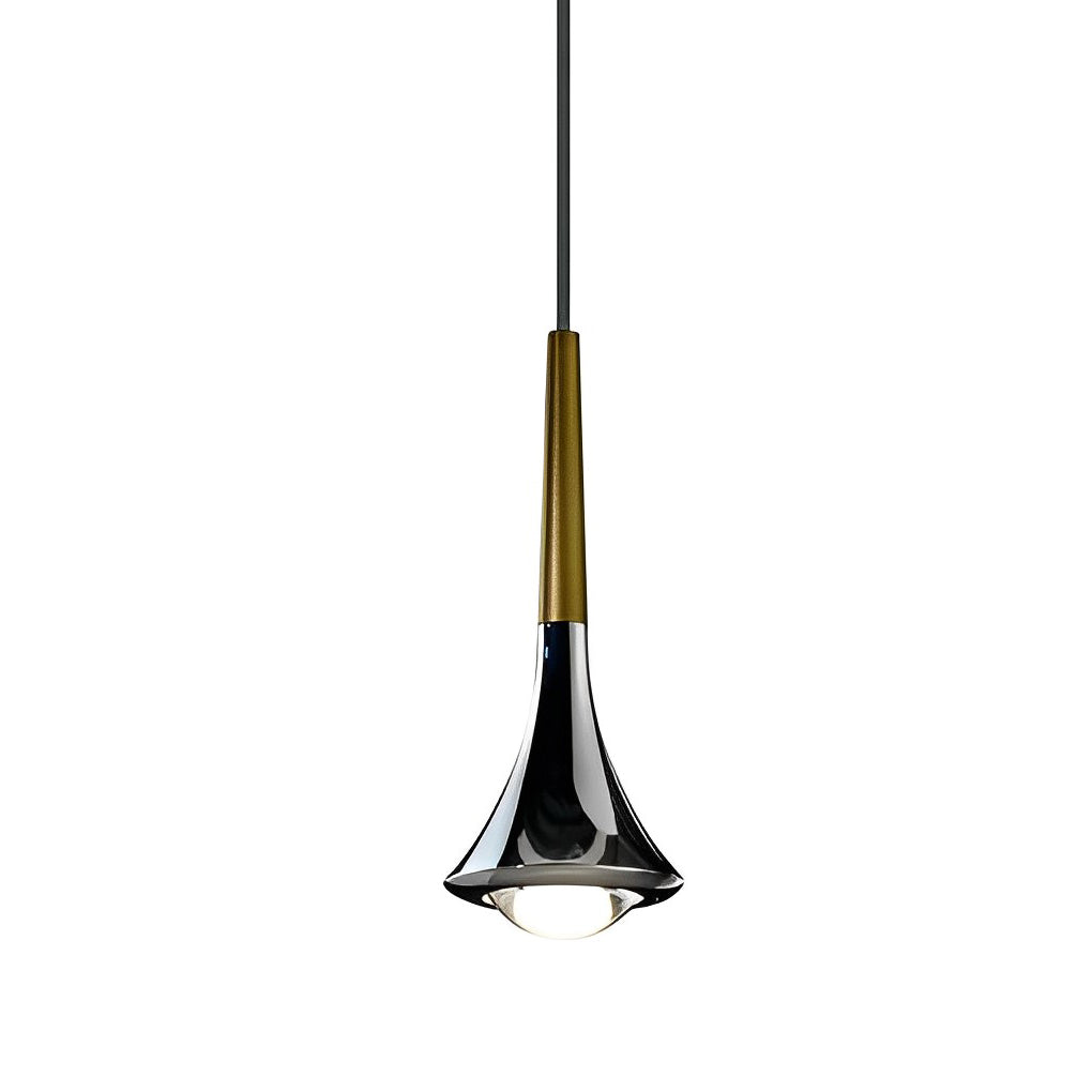Brehn | LumiDrop Nordic Design Pendelleuchte | Tropfenform | Elegantes LED-Licht für Esszimmer & Wohnzimmer | In Schwarz, Gold & Chrom
