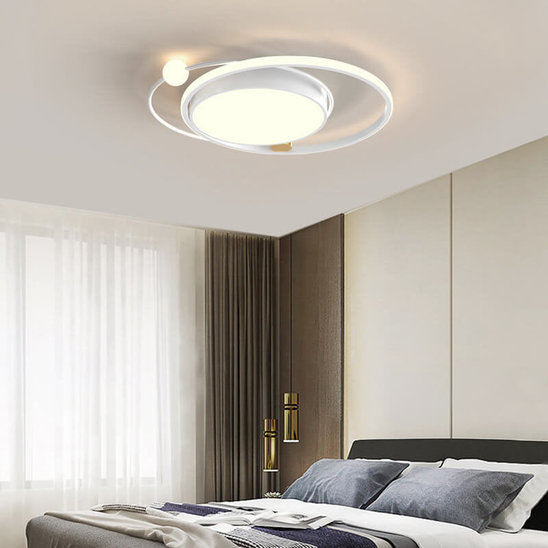 Brehn | Nordic Round Circle LED Deckenleuchte bündig montiert