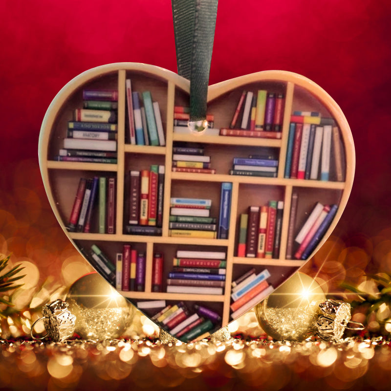 Brehn | Süße Herzförmige Bücherregaldekoration