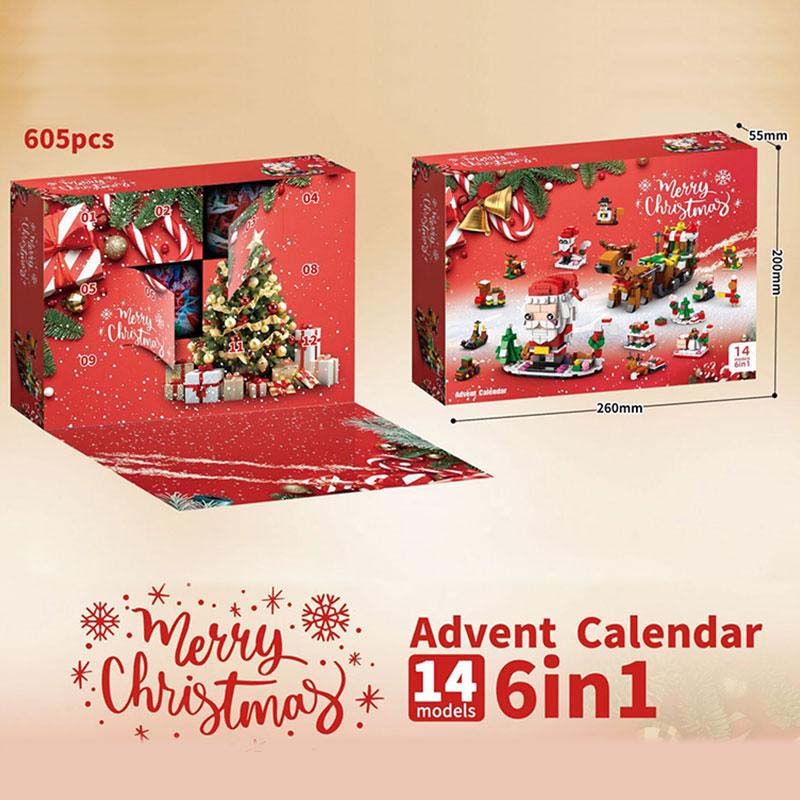 Brehn | 2024 Weihnachts-Bausteine Geschenkbox