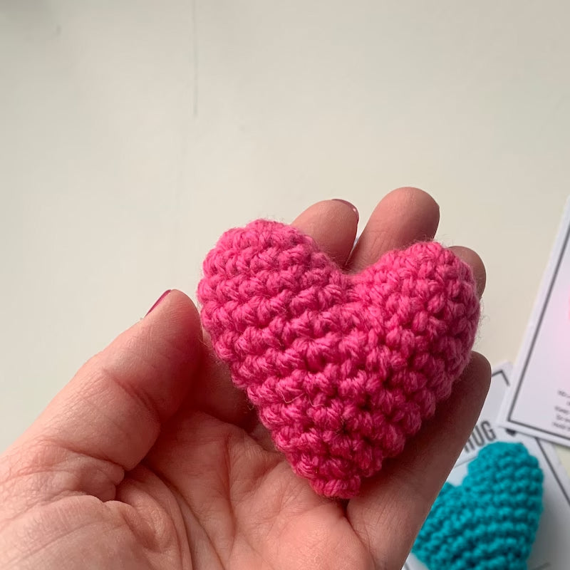 Pocket Hug Gehäkeltes Herz Kleines Geschenk