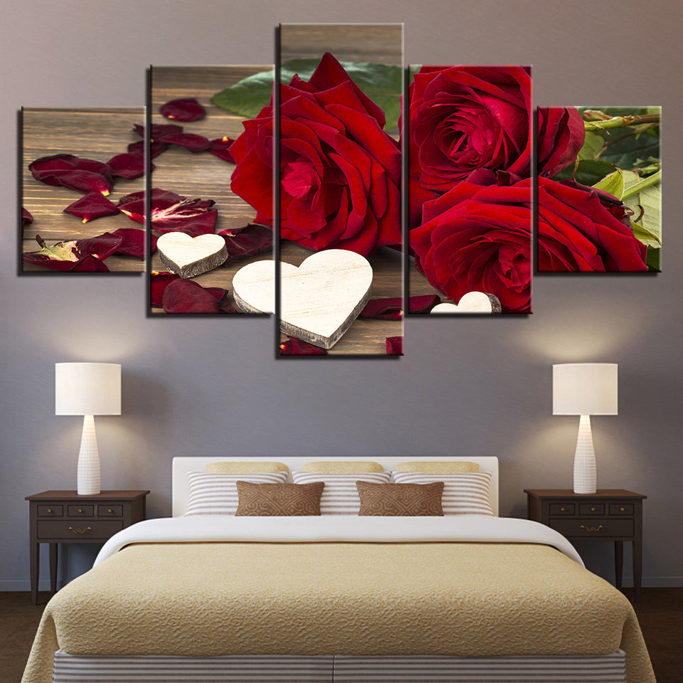 Rosen der Liebe – Leinwandbild