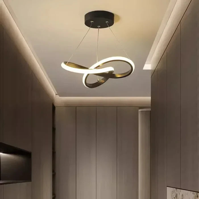 Brehn | Moderne LED-Deckenlampe - WaveGlow