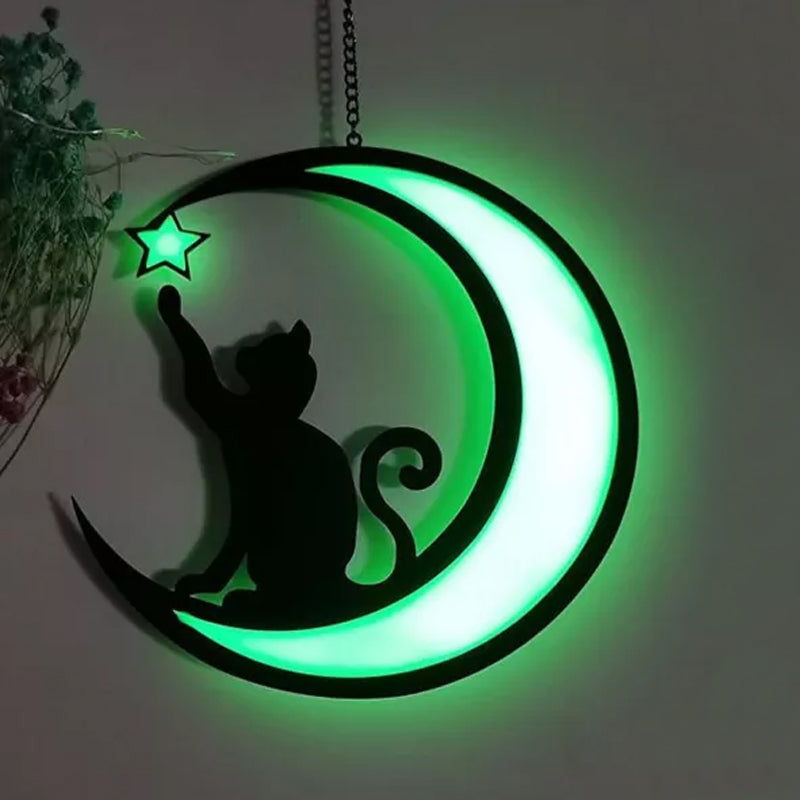 Brehn | Mondkatze Dekorationsanhänger aus Acryl