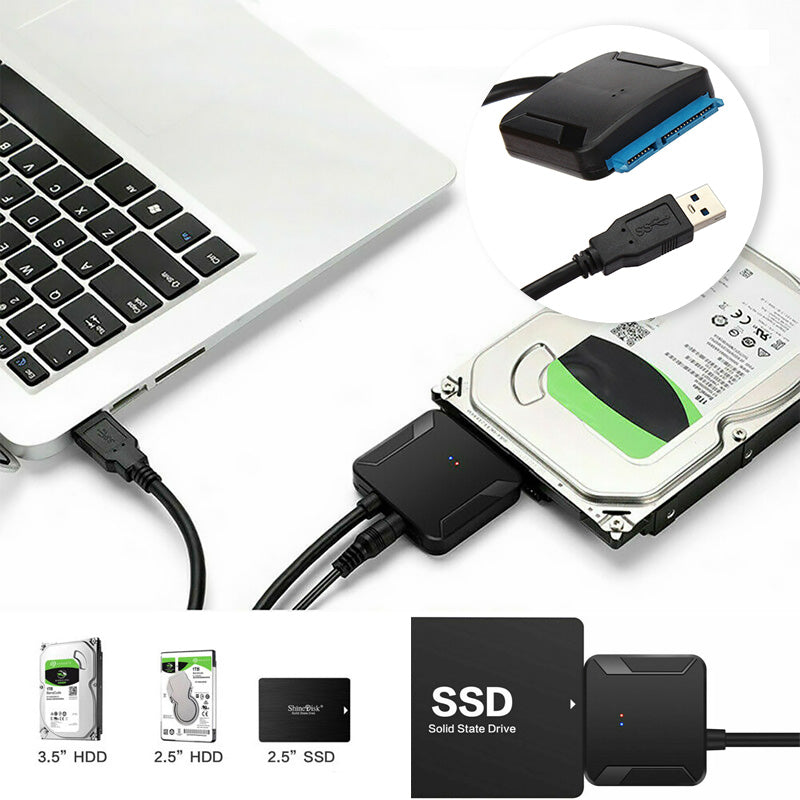 USB 3.0 zu SATA III Festplattenadapter | Brehn