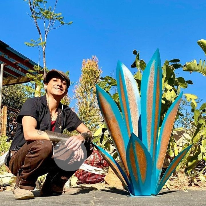 Anti-Rost Metall Tequila Agave Pflanze | Brehn