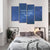 4-teilige Galaxy Motivation - Leinwand Wandkunst Malerei
