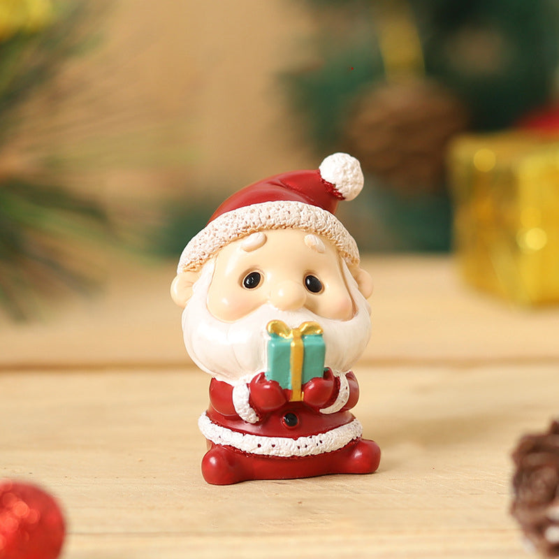 Brehn | Handgefertigte Tier-Weihnachtsmann-Ornamente