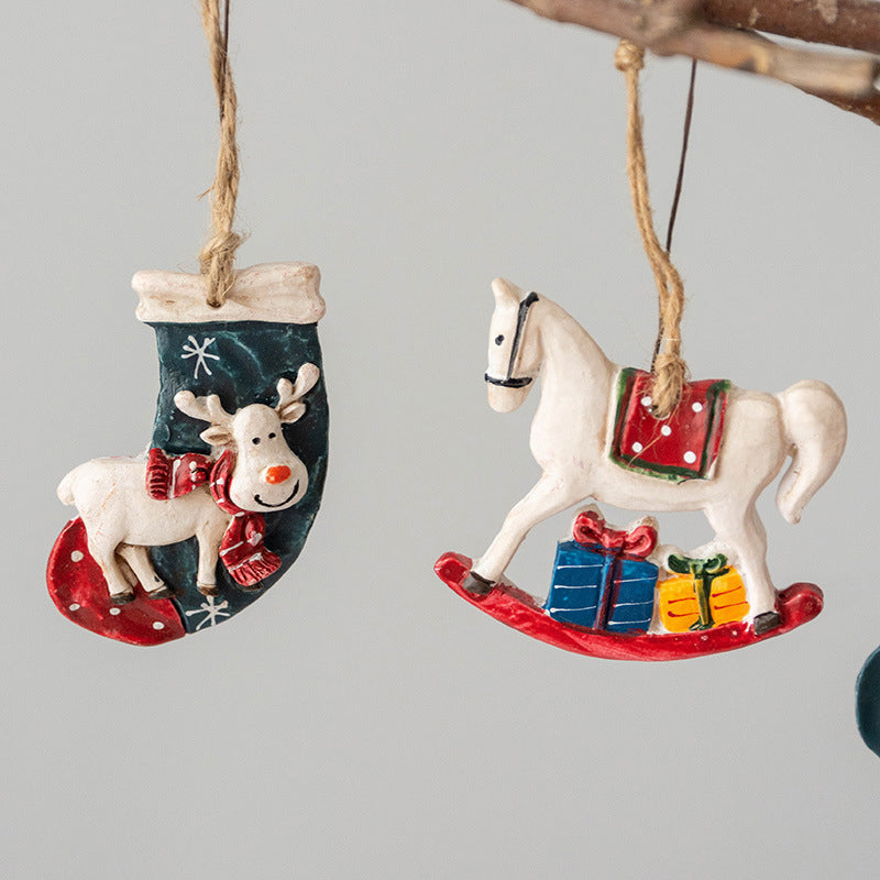 Brehn | Weihnachtsbaum Hängendes Harz Ornament Anhänger