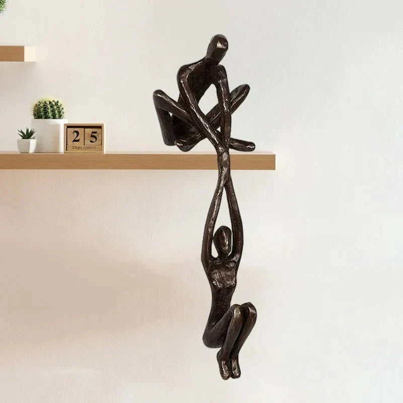 Brehn | Ewige Liebe und Stärke | Skulptur Figur | Wohnungsdekoration | Einzigartige Dekoration