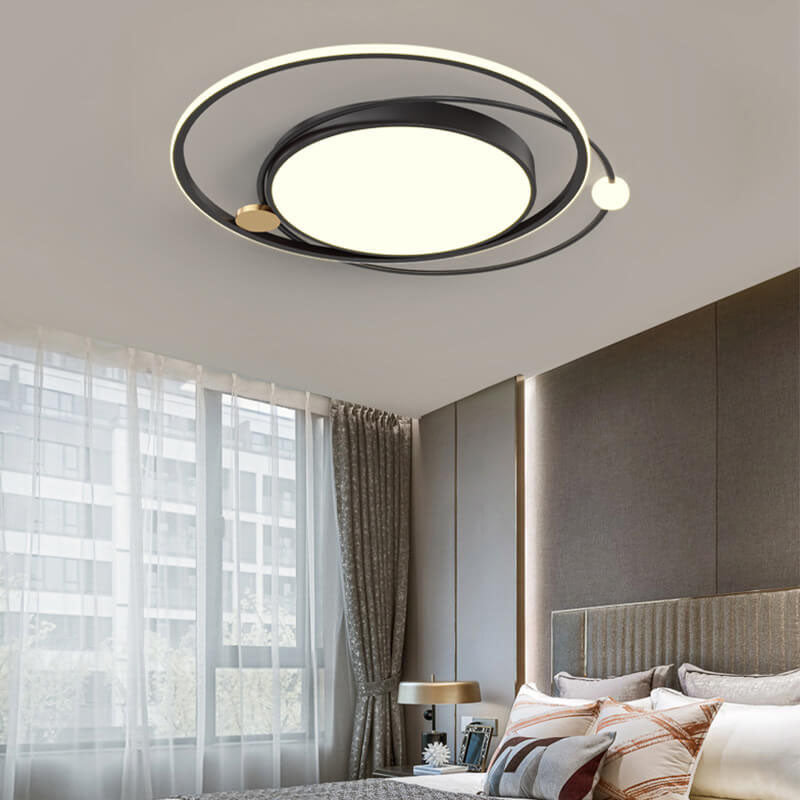 Brehn | Nordic Round Circle LED Deckenleuchte bündig montiert