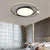 Brehn | Nordic Round Circle LED Deckenleuchte bündig montiert