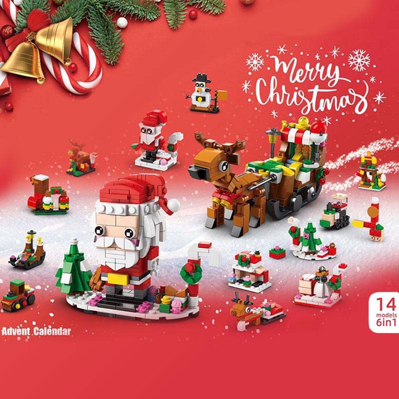 Brehn | 2024 Weihnachts-Bausteine Geschenkbox