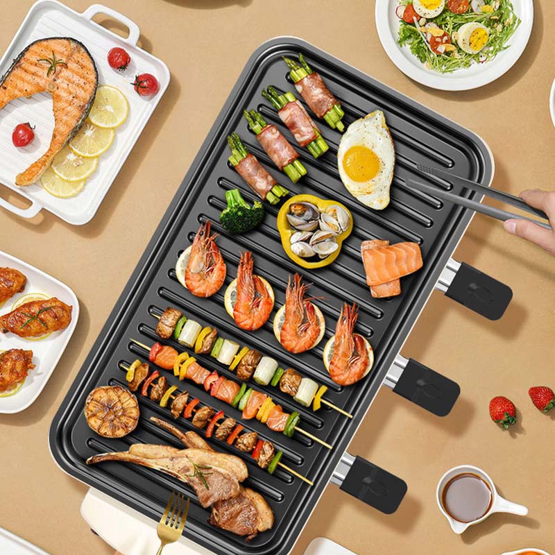 Brehn | Indoor rauchfreier Grill, Antihaft-Kochplatte abnehmbar