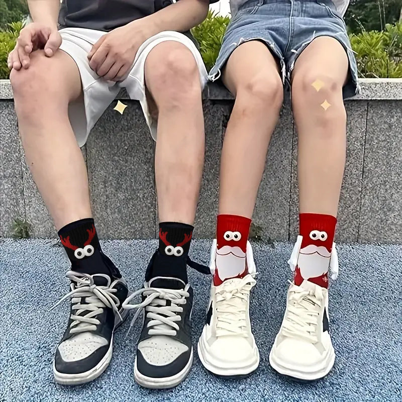Brehn | Magnetische Socken Winteredition Paar Hand in Hand Socken