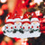 Brehn | 4 Namen-Anpassbare Familien-Weihnachts Weihnachtsbaumdekoration Ornament mit Namen-Zwerge Familie