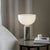 Brehn | MarbleLuxe Lampe - Luxuriöse Marmor Tischlampe mit goldenen Akzenten