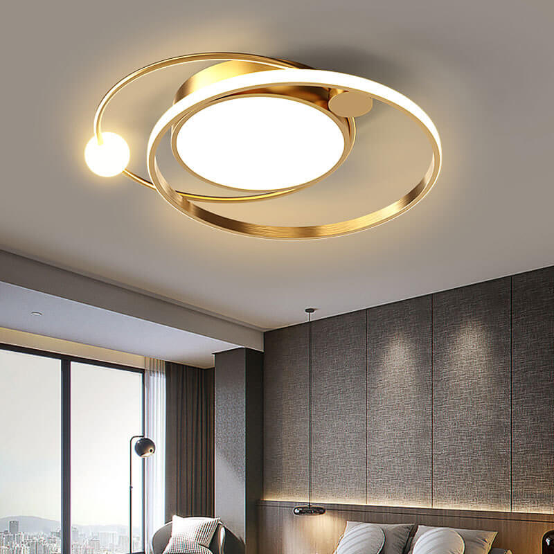 Brehn | Nordic Round Circle LED Deckenleuchte bündig montiert