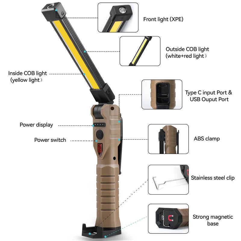 Brehn | COB Hochleistungs-Taschenlampe