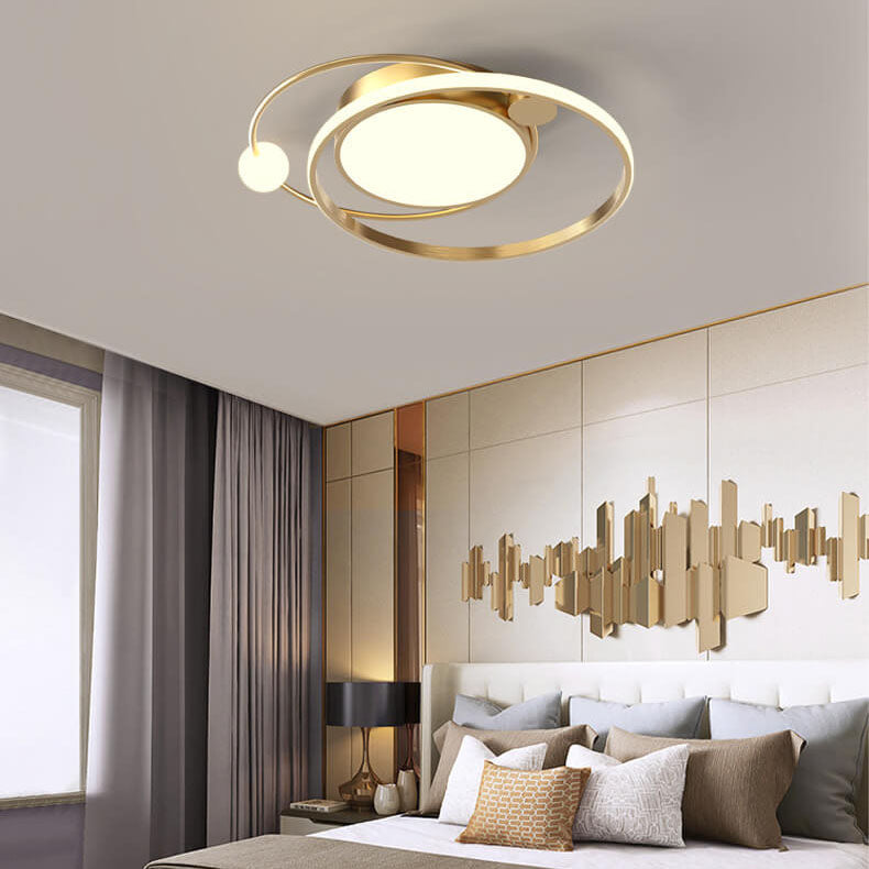 Brehn | Nordic Round Circle LED Deckenleuchte bündig montiert