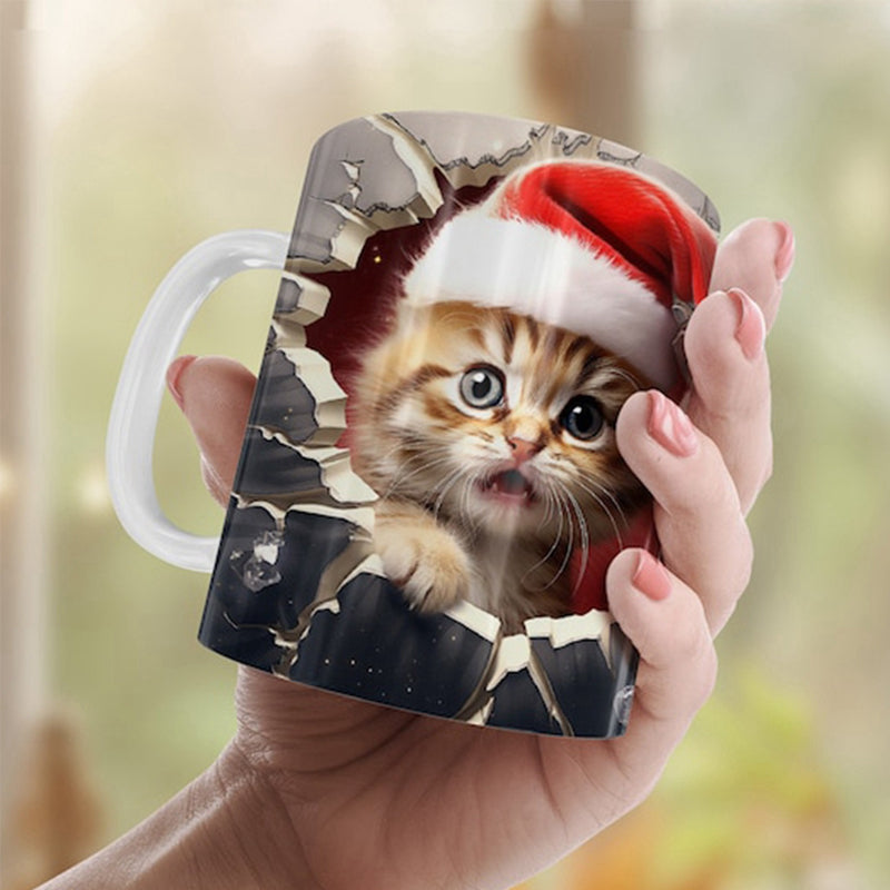 Brehn | 3D Weihnachts-Schneemann Becher
