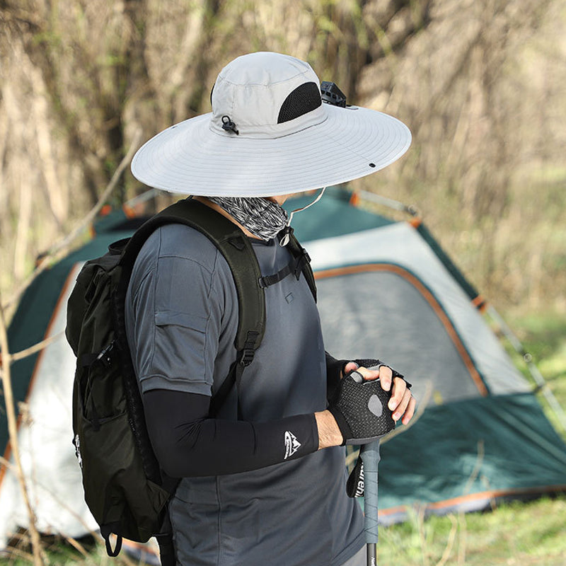 Solar- & USB-Lüfter Outdoor Angelhut | Brehn