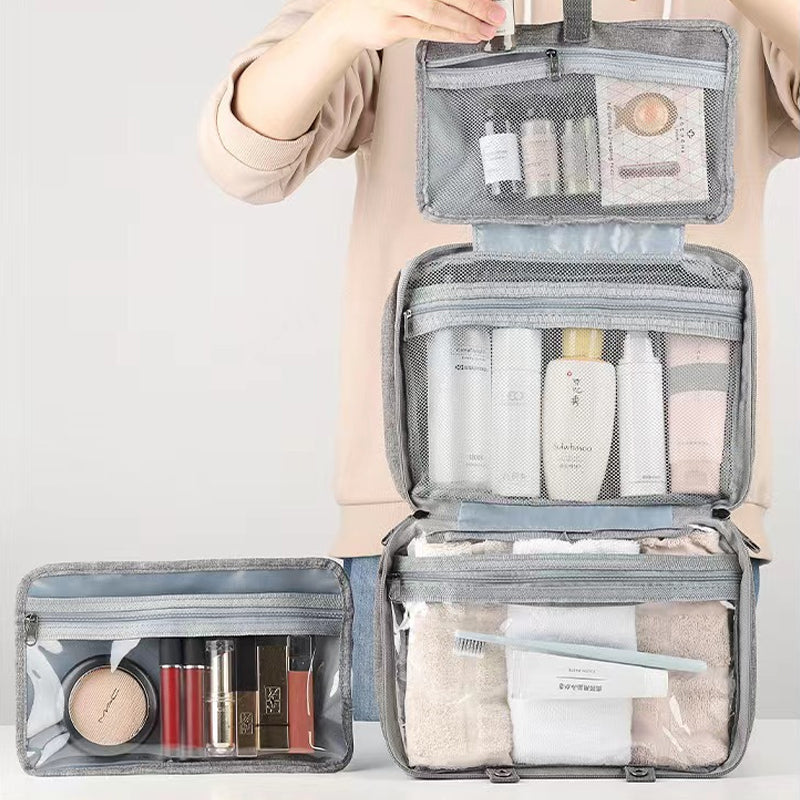 Wasserabweisende Make-up-Tasche mit Aufhängehaken | Brehn