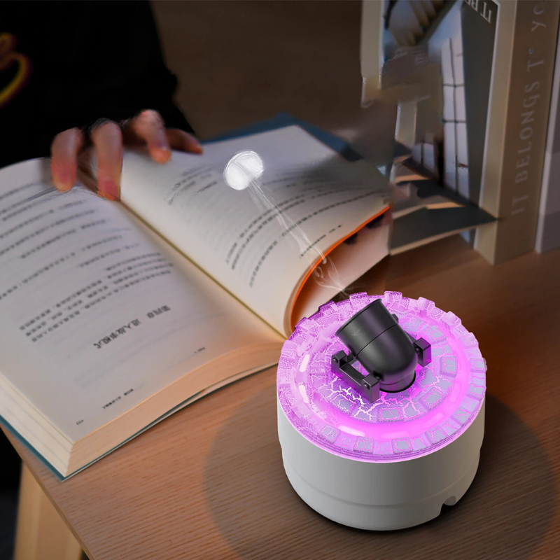 Vulkanischer Luftbefeuchter mit LED-Licht und Aromatherapie - Kreativer Aroma-Diffusor für Zuhause & Büro, Luftreiniger mit stimmungsvoller Beleuchtung | Brehn