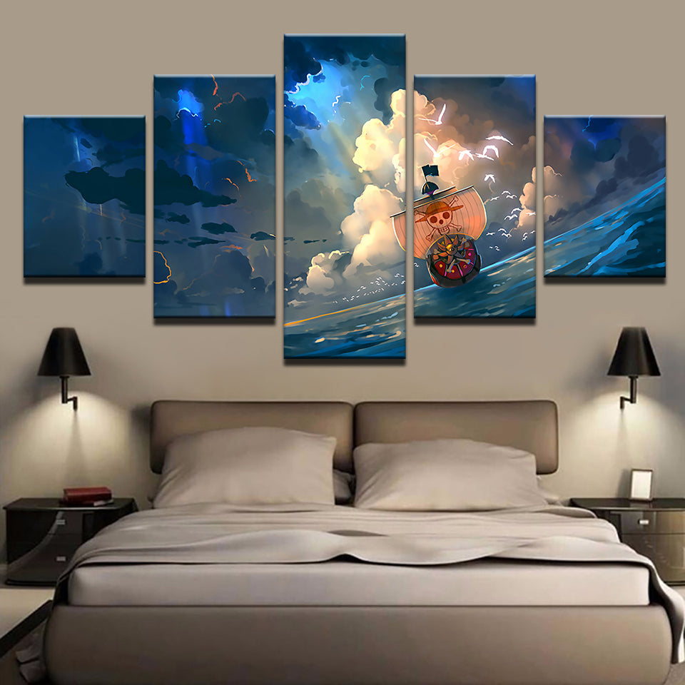 Pirate Paradise 5 Stück - Leinwand Wandkunst Gemälde