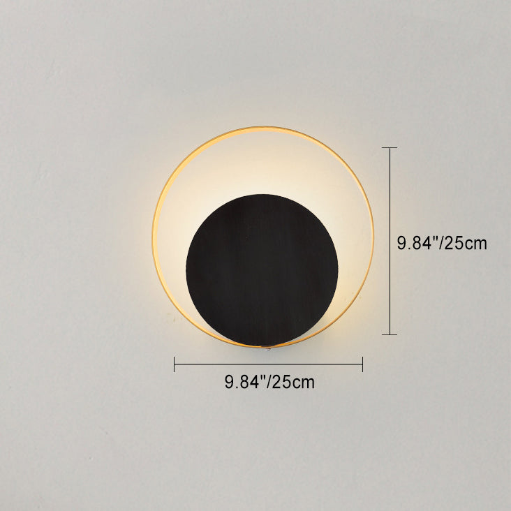 Brehn | Moderne Minimalistische Eisen Kreis Ring 1-Licht Wand Sconces Lampe Für Schlafzimmer