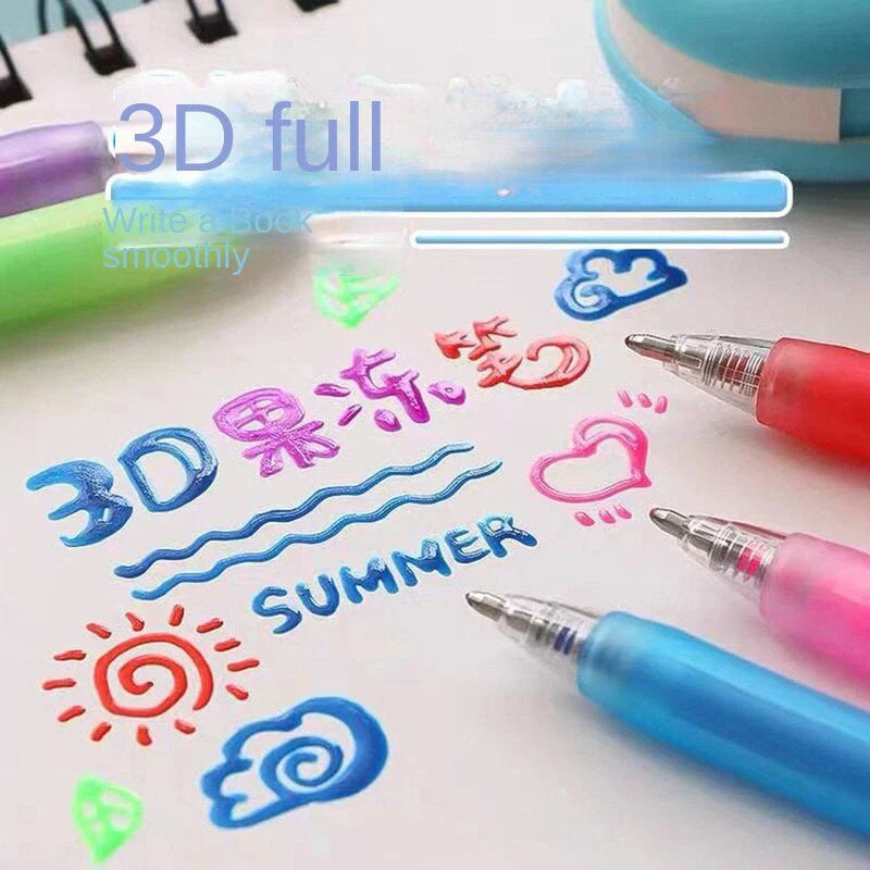 Brehn | Buntes Gelstift-Set für kreative 3D-Kunstwerke