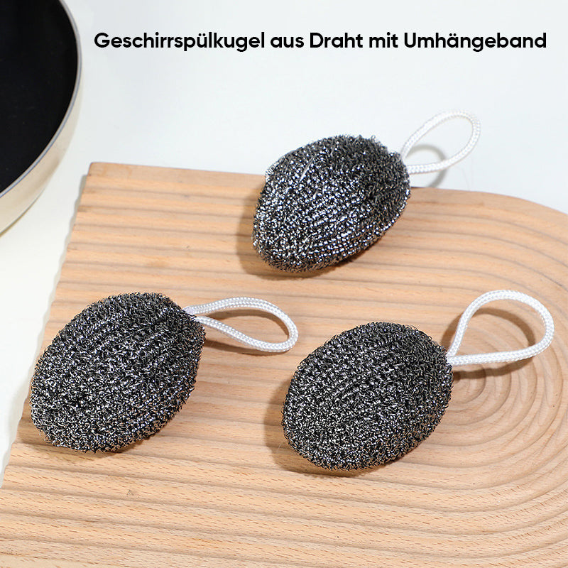 Geschirrspülkugel aus Draht mit Umhängeband | Brehn