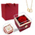 Brehn | [Ideales Geschenk] Ewige Rosenbox - Mit gravierter Halskette & künstlicher Rose