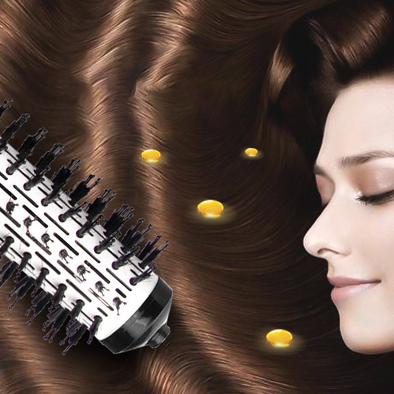 Brehn | 2-in-1 Warmluftstyler und rotierender Haartrockner