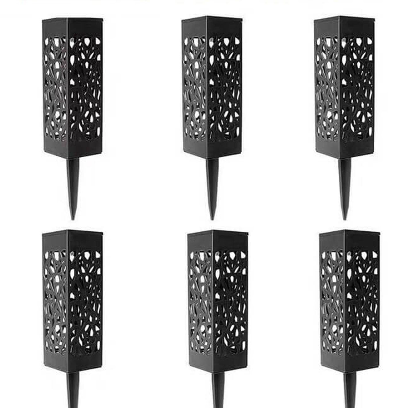 Kreatives Hohles Quadrat Säule LED Außen Rasen Boden Einsetzen Landschaft Licht | Brehn