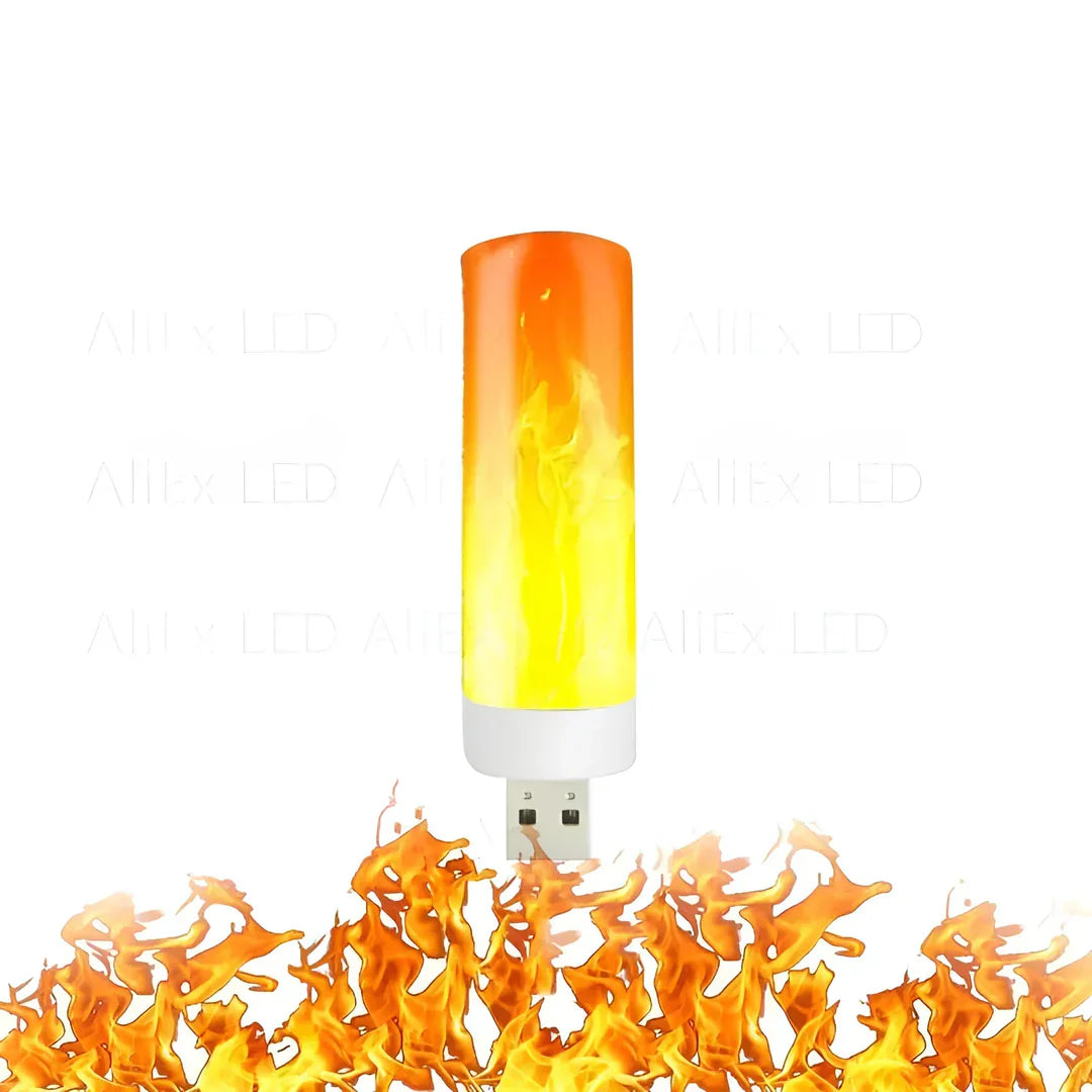 Brehn | Flammeneffektlampe – 9W LED-Lampe mit realistischem Flammenschein