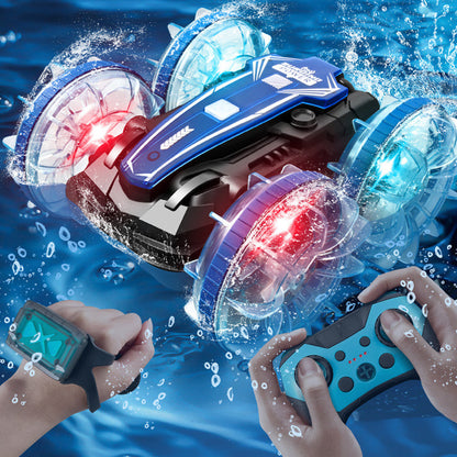 Brehn | RC Land- und Wasserstuntwagen mit 2 Fernbedienungen