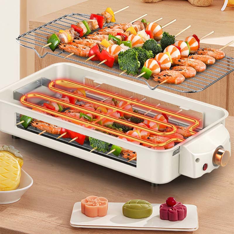 Brehn | Indoor rauchfreier Grill, Antihaft-Kochplatte abnehmbar