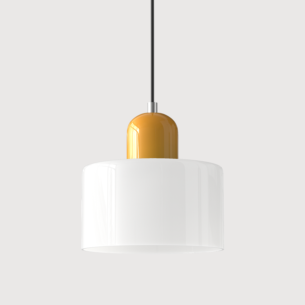 Brehn | Bauhaus Kreativ Glas Pendelleuchte - Kreatives Glas für ein elegantes Interieur