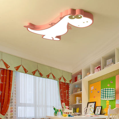 DinoBright LED-Deckenleuchte | Kreatives Dinosaurier-Design | Kinderzimmerlampe | Warmweißes Licht | Dimmbar