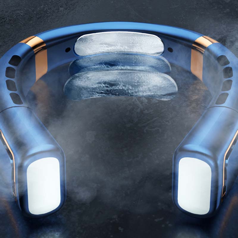 Blade-less hängender Nackenventilator mit digitaler Anzeige und Licht | Brehn