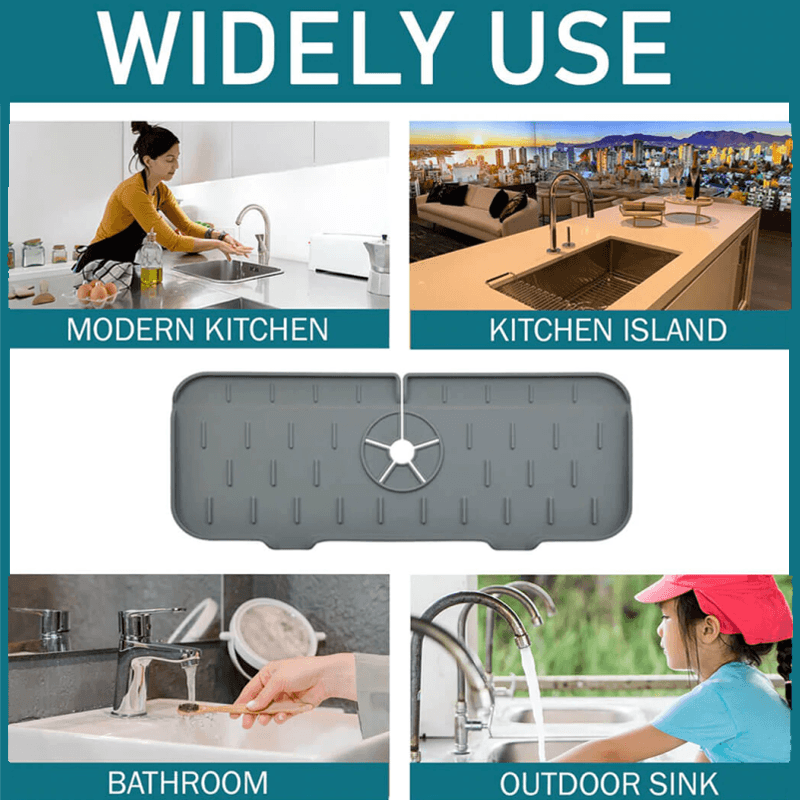Brehn | Silikon Wasserhahn Griff Tropfen Auffangschale