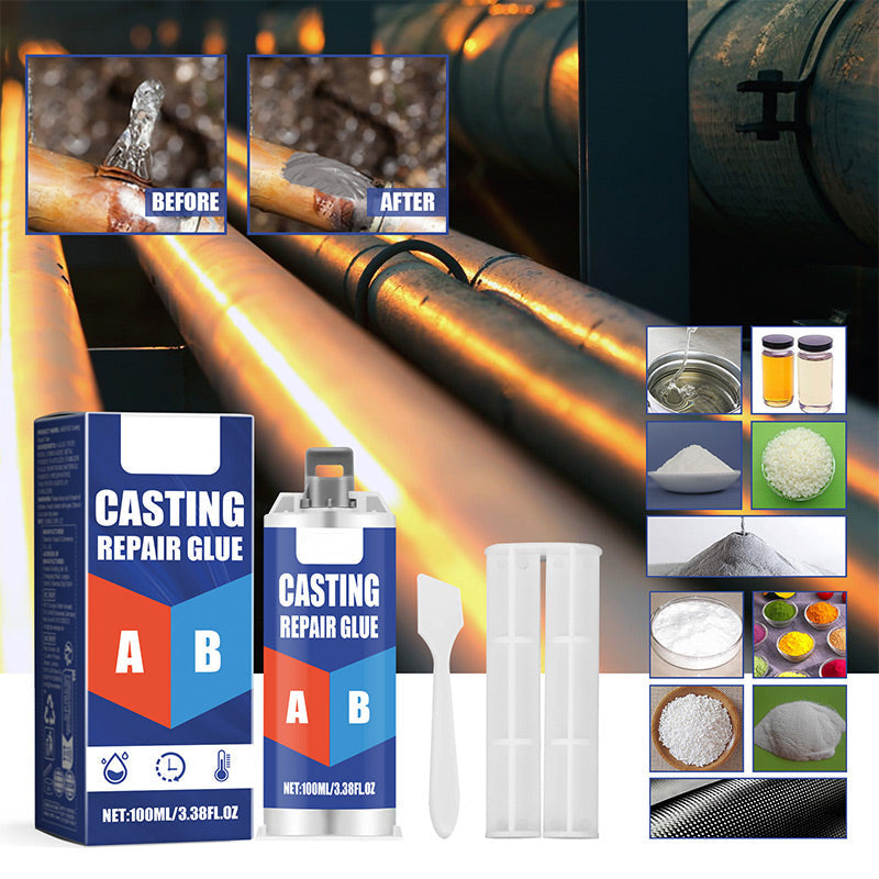 Brehn | Hochtemperaturbeständiger Metallguss-Reparaturklebstoff