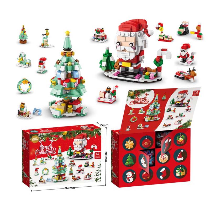 Brehn | 2024 Weihnachts-Bausteine Geschenkbox
